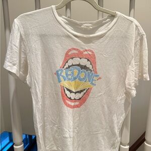 Re/Done White Tee
